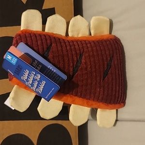 BARK PIBBLE DRIBBLE’S DOUBLE-BIB RIBBLES DOG TOY medium